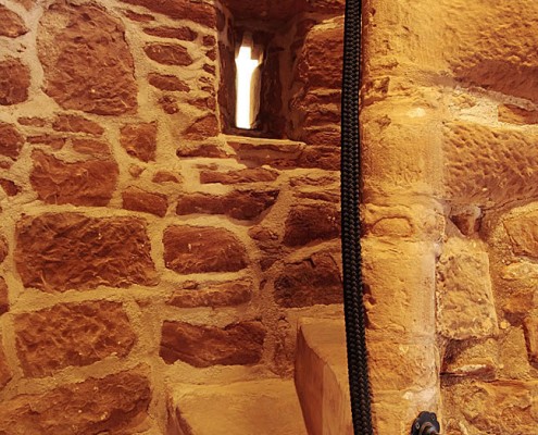 tower-stairwell-details luxury self catering holiday accommodation in Cumbria