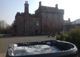hot-tub-external Self Catering accommodation with hot tub in cumbria
