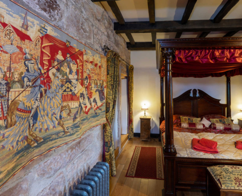 brackenhill-tower-bedroom-4 Accommodation at Brackenhill Tower – Historic Self Catering in Cumbria