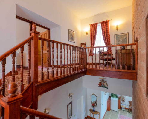 brackenhill-tower-stair Accommodation at Brackenhill Tower